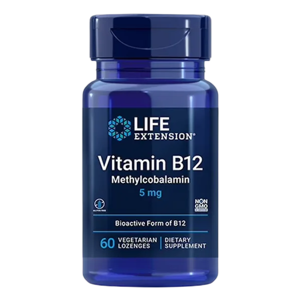 Life Extension Vit B12 Methylcobalamin 5 Mg 60s