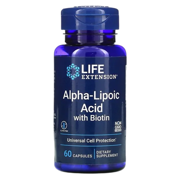 Life Extension Alpha-Lipoic Acid Biotin 60s