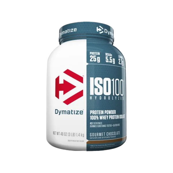 Dymatize Iso-100 Hydro Whey Protein Isolate Gourmet Choclate 1.4kg