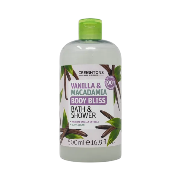 Creightons Vanilla & Macadamia Body Bliss Bath & Shower (16.9oz) 500ml