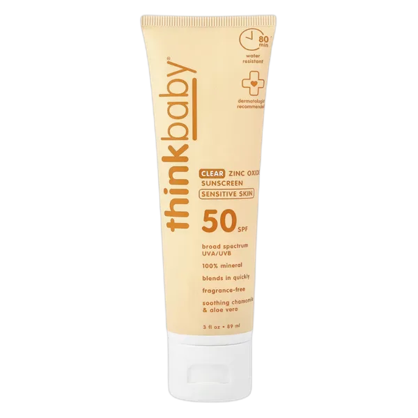 Thinkbaby Sensitive Skin Sunscreen Lotion Spf50 3oz/89ml