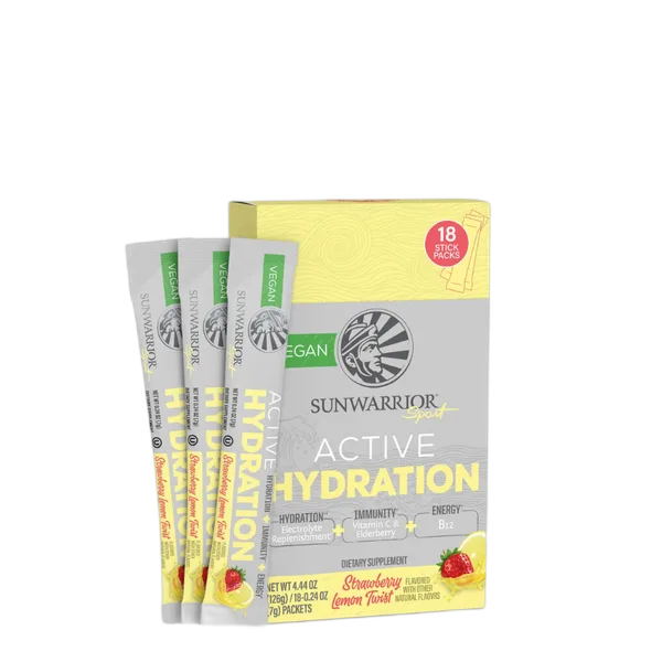 Sunwarrior Active Hydration S/Berry Lemon Twist (18packs) 126g