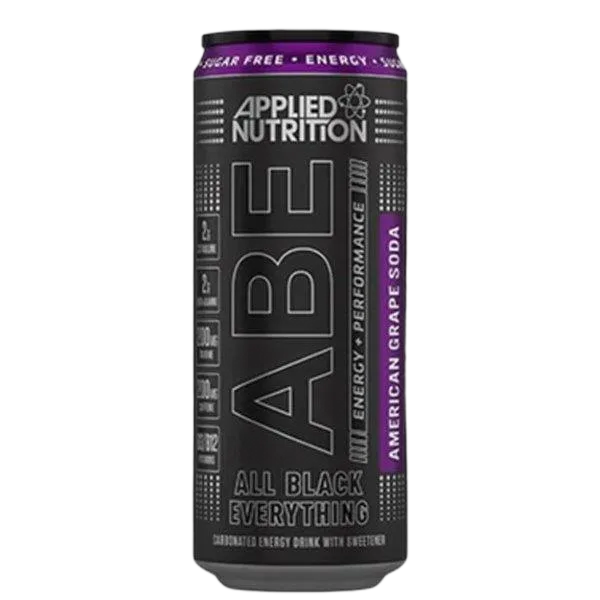 Applied Nutrition Abe Sf American Grape Soda Energy Drink Can 330ml