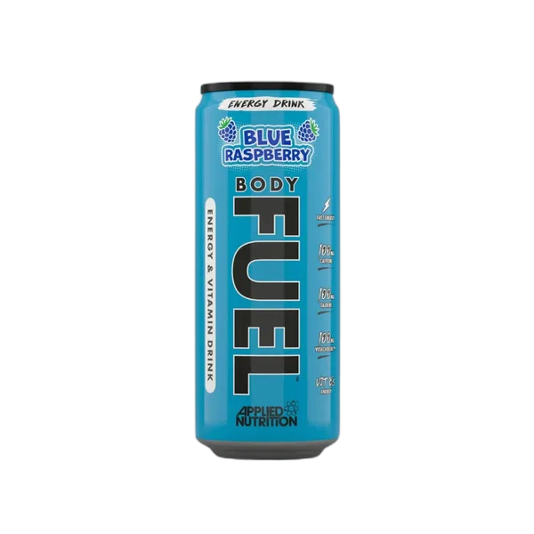 Applied Nutrition Body Fuel Blue R/Berry Energy Drink Can 330ml