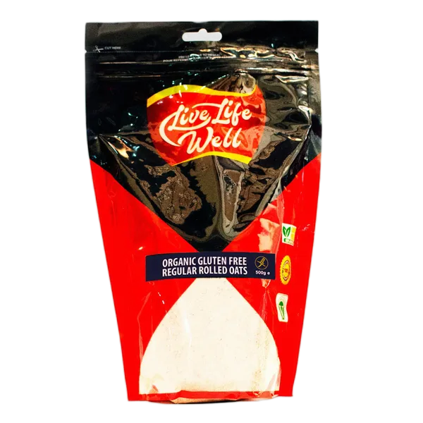 Live Life W Org Gf Regular Rolled Oats 500g