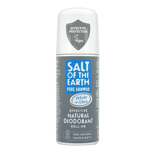 Salt Of The Earth 100% Natural Vetiver Citrus Deod. 75ml