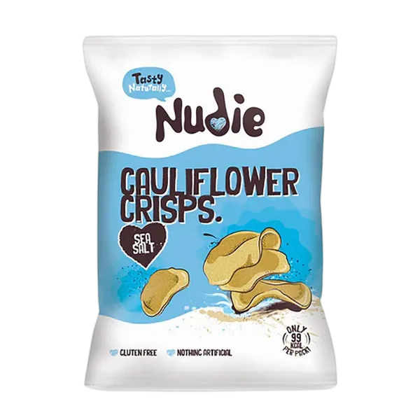 Nudie Gf Cauliflower S/Salt Crips 20g