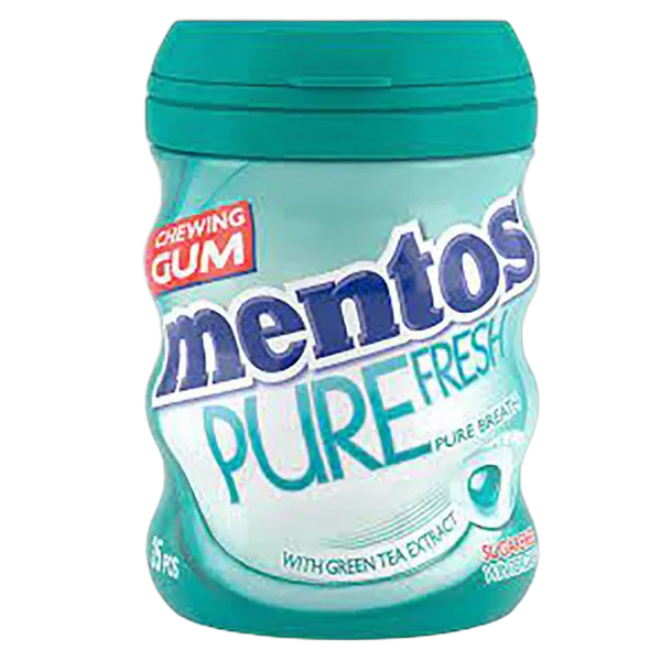 Mentos S/Free Winter Green Chewing Gum 35'S 61.25g#Wb