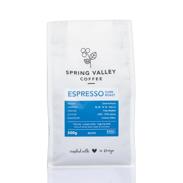 Spring Valley Coffee Espresso Beans 500g