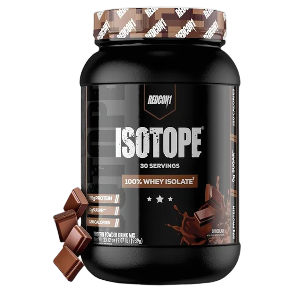 Redcon 1 Isotope 100% Whey Isolate Choc Protein Powder Drink Mix 30svs 939g
