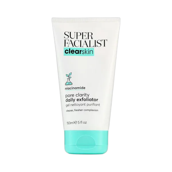 Super Facialist Niacinamide Pore Clarity Daily Exfoliator 150ml