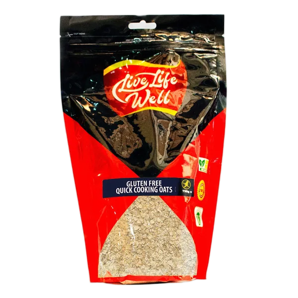 Live Life W Org Gf Quick Cooking Oats 500g