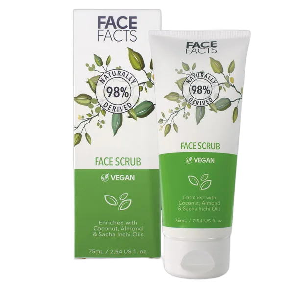 Qst Face Facts 98% Naturally Face Scrub 75ml