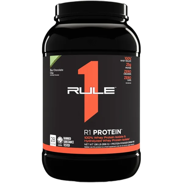 Rule 1 Whey Protein Mint Chocolate Chip 30svs 900g