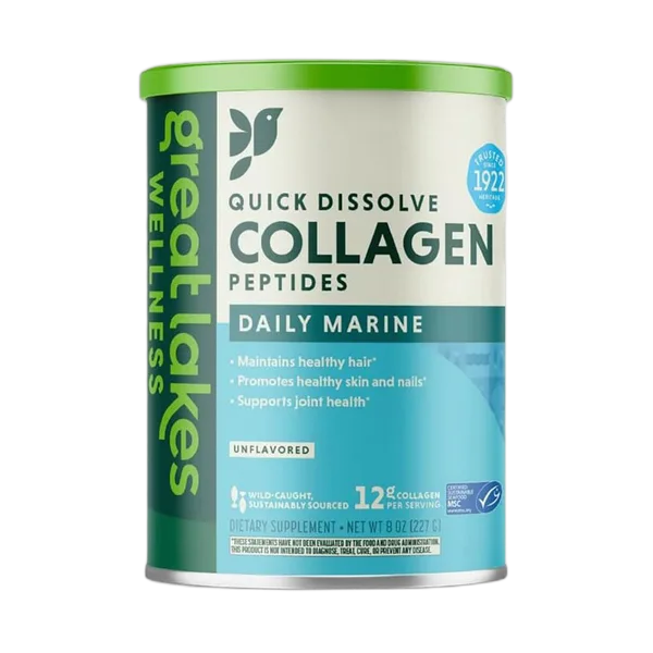 Glw Unflavored Daily Marine Quick Dissolve Collagen Peptides 227g