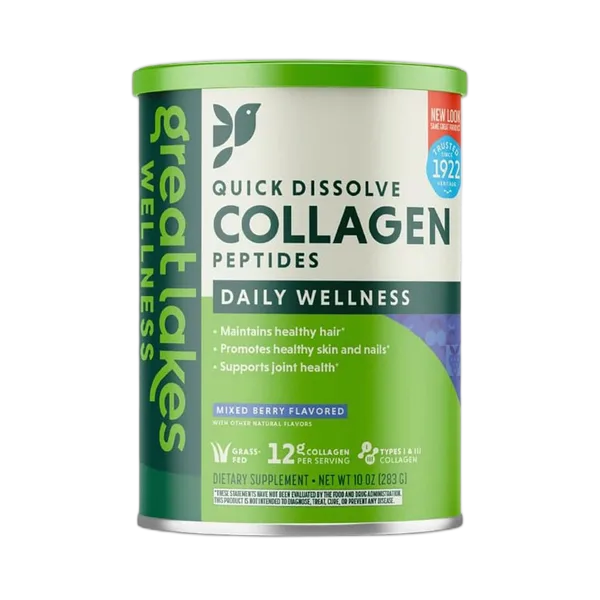 Glw Mixed Berry Daily Wellness Quick Dissolve Collagen Peptides 238g