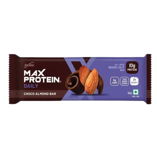 Ritebite Max Protein Daily Choco Almond Snack Bar 50g