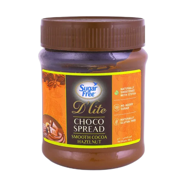 D’Lite Sf Choco Spread Smooth Cocoa Hazelnut 300g