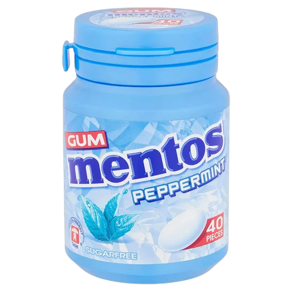 Mentos Gum P/Mint Btl 40pc #733978