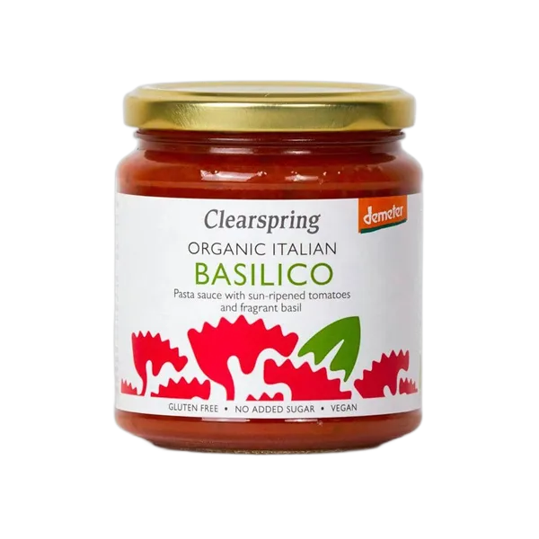 Clear Spring Org Gf Basilico Pasta Sauce 300g