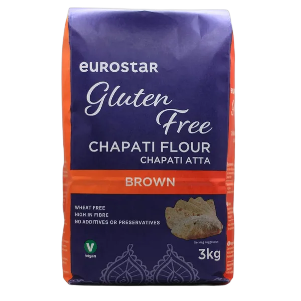 Eurostar Gf Chapati Brown Flour 3kg