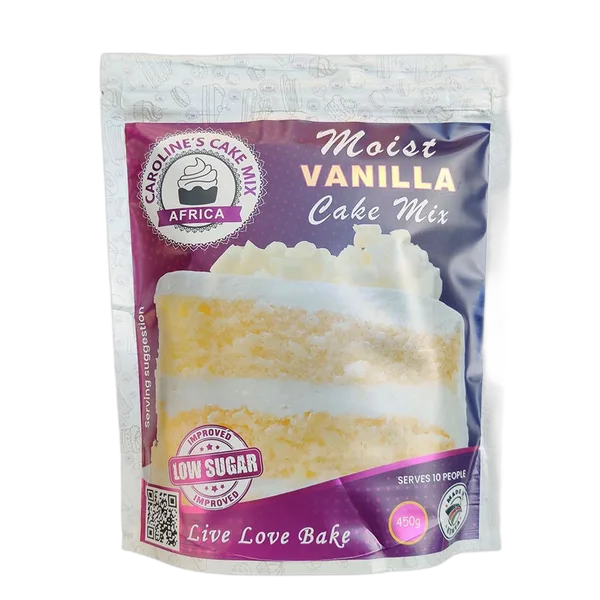 Caroline Cupcakes G/F Vanilla Cake Mix 450g - Cassava