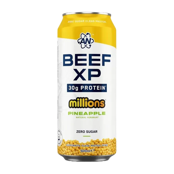 Applied Nutrition Beef-Xp Millions P/Apple C/Clear Prot. Drink Can 500ml #Canbeefxpp