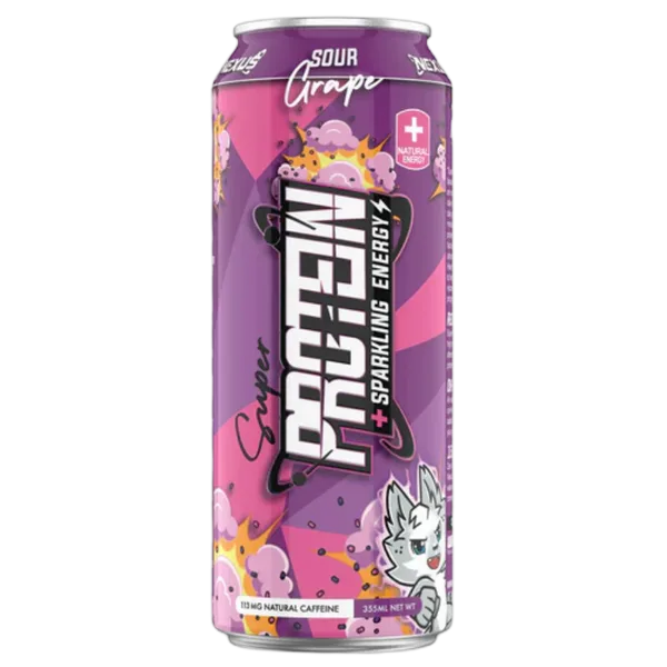 Nexus Sour Grape Super Protein +Sparkling Energy 355ml