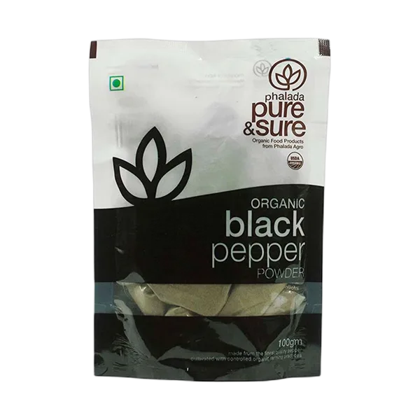 Pure & Sure Org Black Pepper Powder 100g