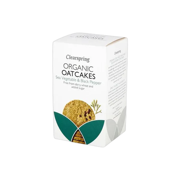 Clearspring Organic Oatcakes -Sea Vegetables 200g