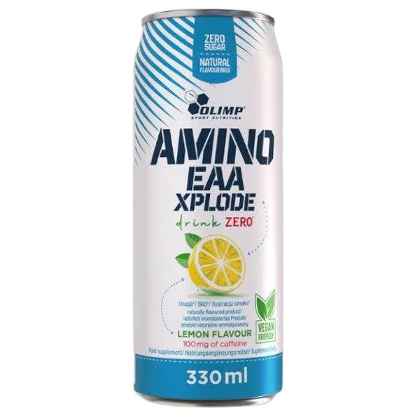 Olimp Amino Xplode Drink Zero Can Lemon 100mg-Caffeine 330ml