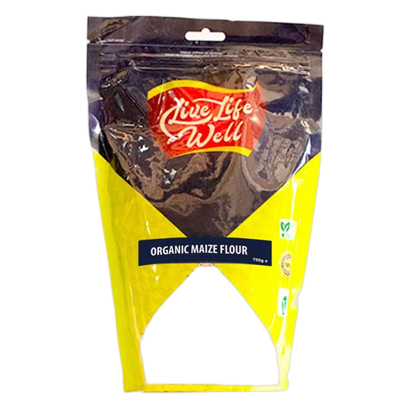 Live Life W Org Gf Maize Flour 750gm