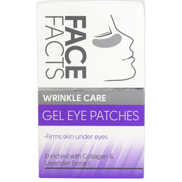 Qst Face Facts W/Care Gel Eye Patches Collagen & Lavender 4pairs