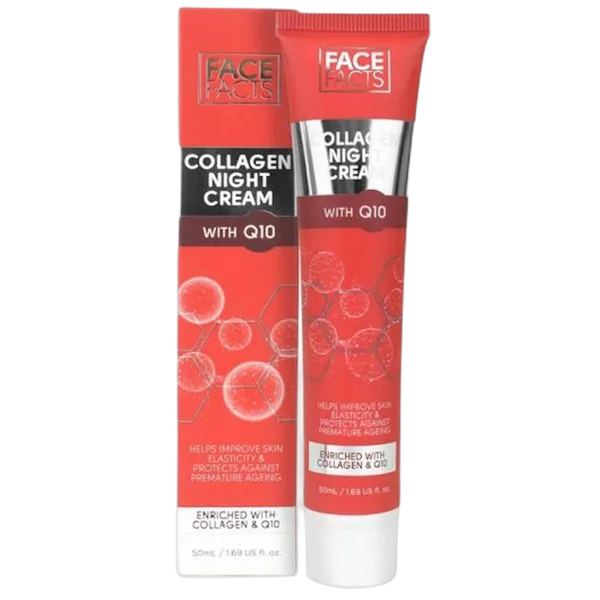 Qst Face Facts Collagen Night Cream Q10 50ml