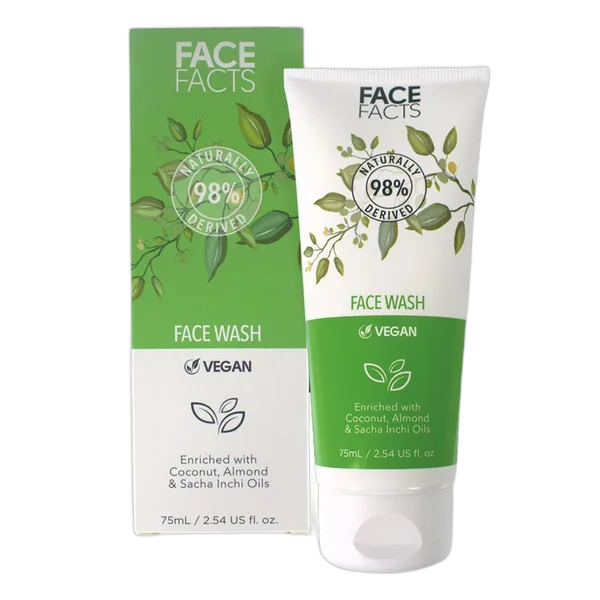 Qst Face Facts 98% Naturally Face Wash 75ml