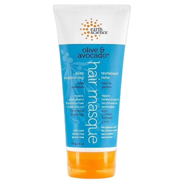 Earth Science Olive & Avocado Deep Conditioning Hair Masque (6oz) 170g