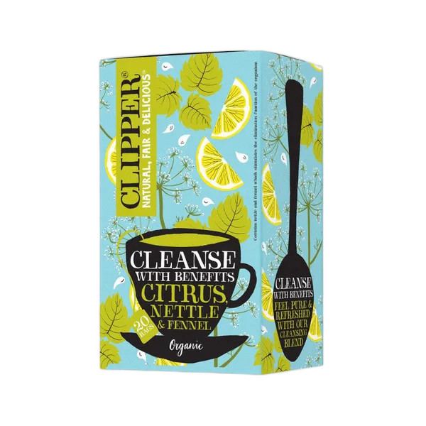 Clipper Org Cleanse Citrus Nettle & Fennel 20s 44g
