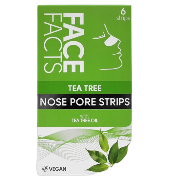 Qst Face Facts Tea Tree Nose Pore Srips 6s