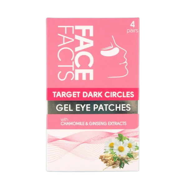 Qst Face Facts Gel Eye Patches Cham.& Ginseng 4pairs