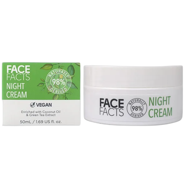 Qst Face Facts 98% Naturally Night Cream 50ml