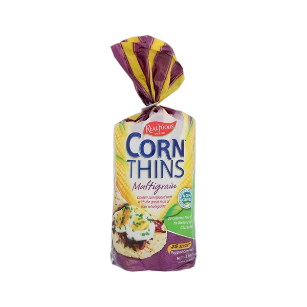 Realfoods Gf Multigrain Corn Thins 150g