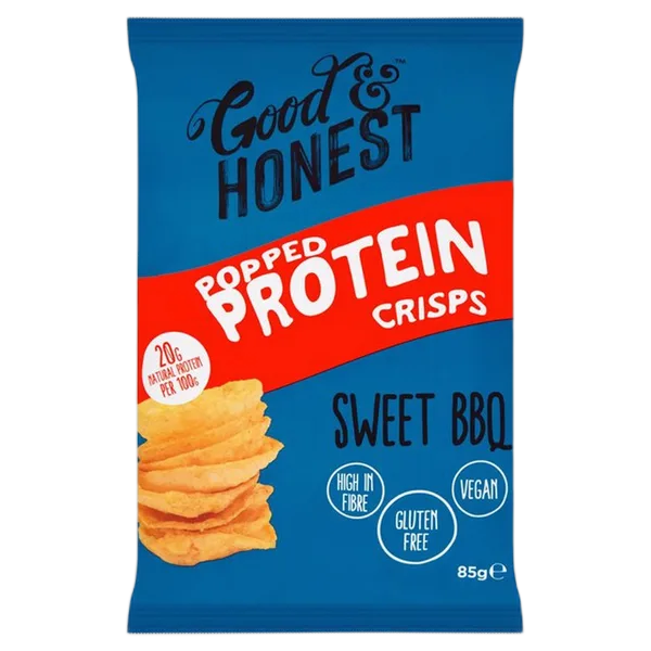 Good & Honest Popped Protein Crisps Sweet Bbq 23g