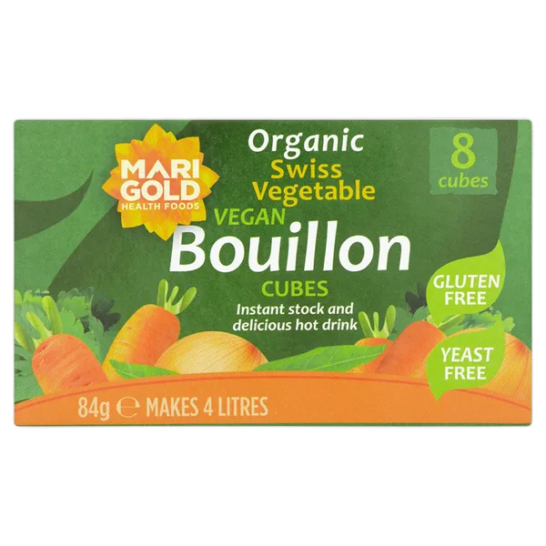 Marigold Org Bouillon Veg.Cubes 8'S 72g