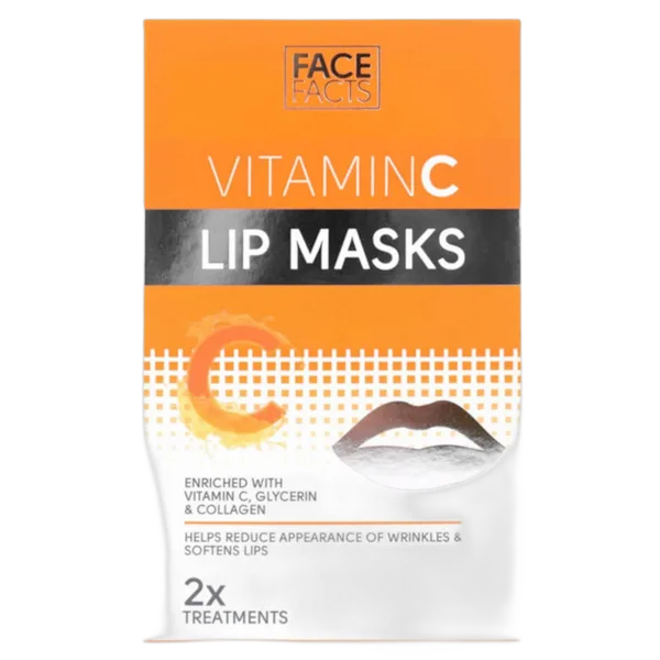 Qst Face Facts Vitamin C Lip Masks 2x