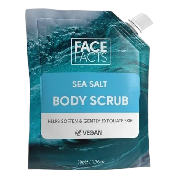 Qst Face Facts Sea Salt Body Scrub 50g