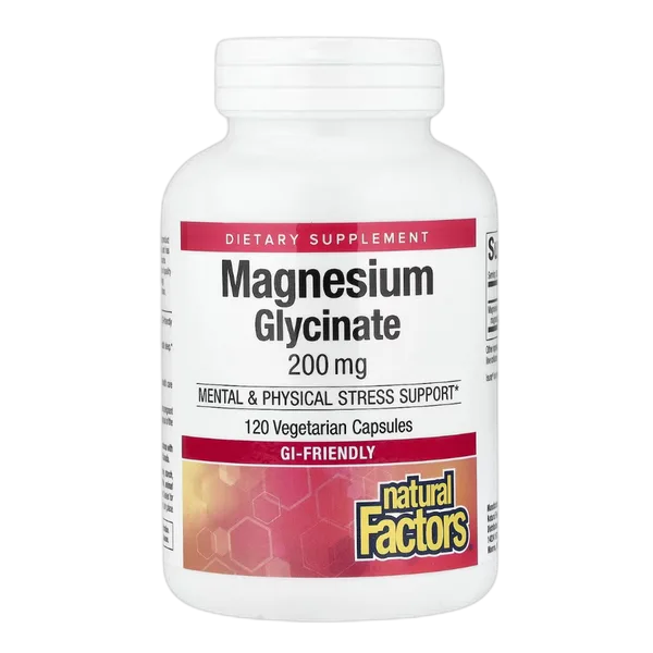 Natural Factors Magnesium Bisglycinate 200mg 120caps