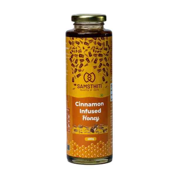 Samsthiti Cinnamon Infused Honey 480g