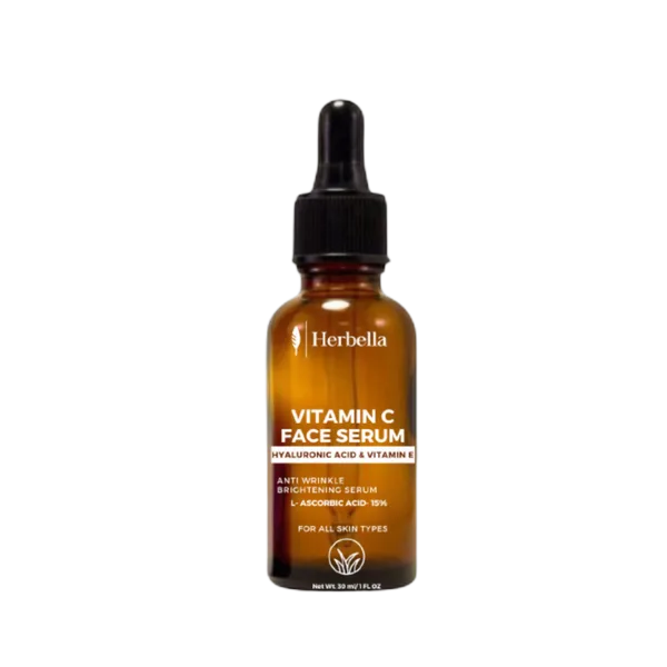 Herbella Vit C Hyaluronic Acid & Vit E Face Serum 1oz/30ml