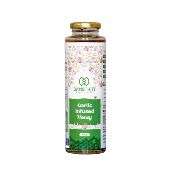 Samsthiti Garlic Infused Honey 480g