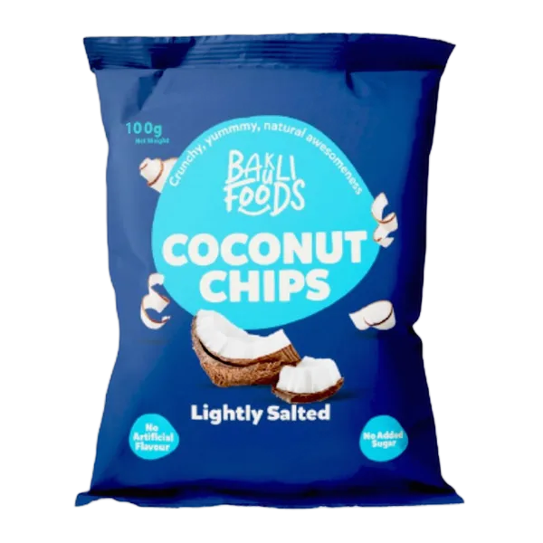Bakuli Foods Lightly Salted Coconut Chips 100g
